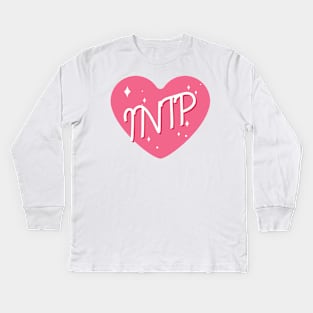 INTP personality typography Kids Long Sleeve T-Shirt